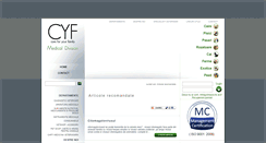 Desktop Screenshot of cyf-medical-distribution.ro